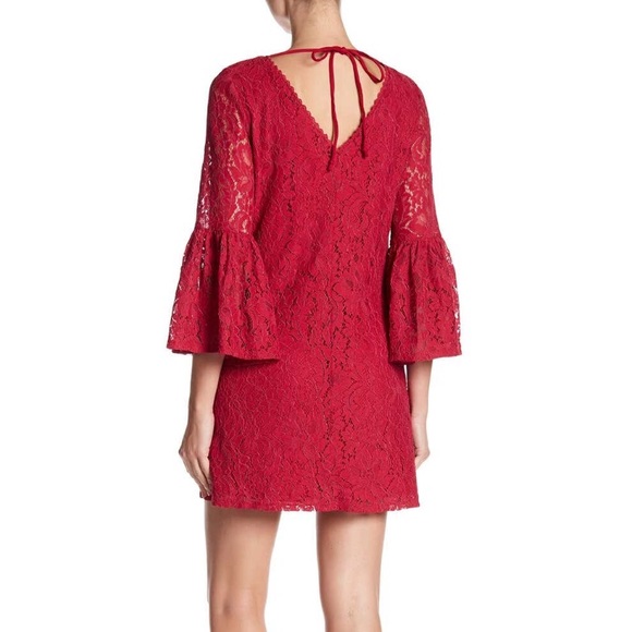 LACE SHIFT DRESS - Picture 3 of 15